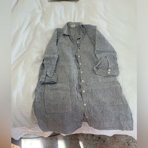 Beaton linen coat dress xs